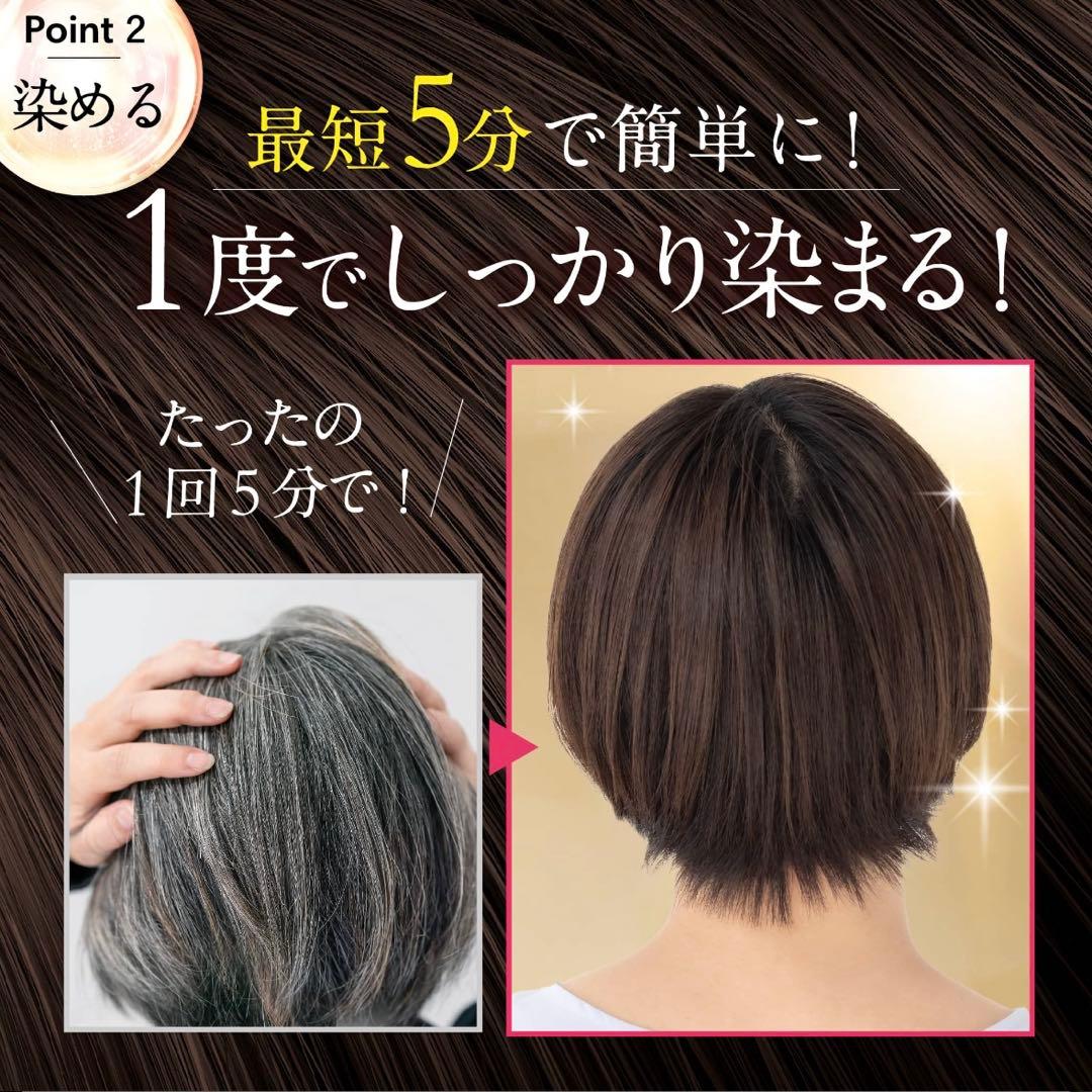 【新品/未使用】b.ris カラーリングフォーム 白髪染め 3本 ブラック