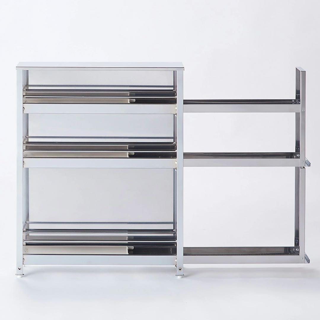 【大特価！！】調味料入れ スパイスラック 保存容器 ステンレス製