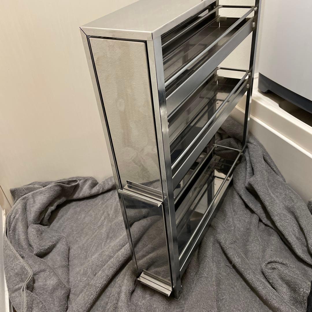 【大特価！！】調味料入れ スパイスラック 保存容器 ステンレス製