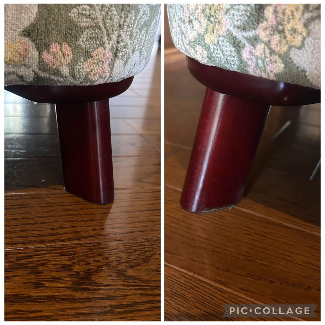 【送料無料】カリモク karimoku 3人掛 ソファ 花柄 金華山 コロニアル