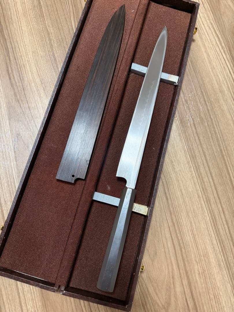 本焼　不動國行　柳刃包丁　水本焼き　玄海正国　尺一