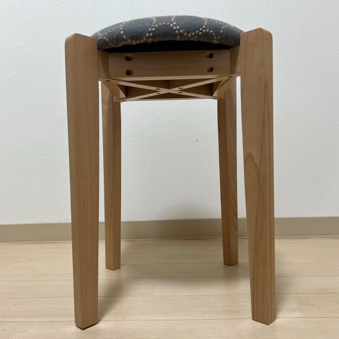 ミナペルホネン dop タンバリン 角脚 スツール 【グレー】椅子 スタッキング