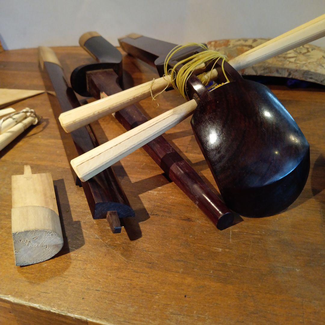 三味線 和楽器 弦楽器 地唄 三ツ折れ