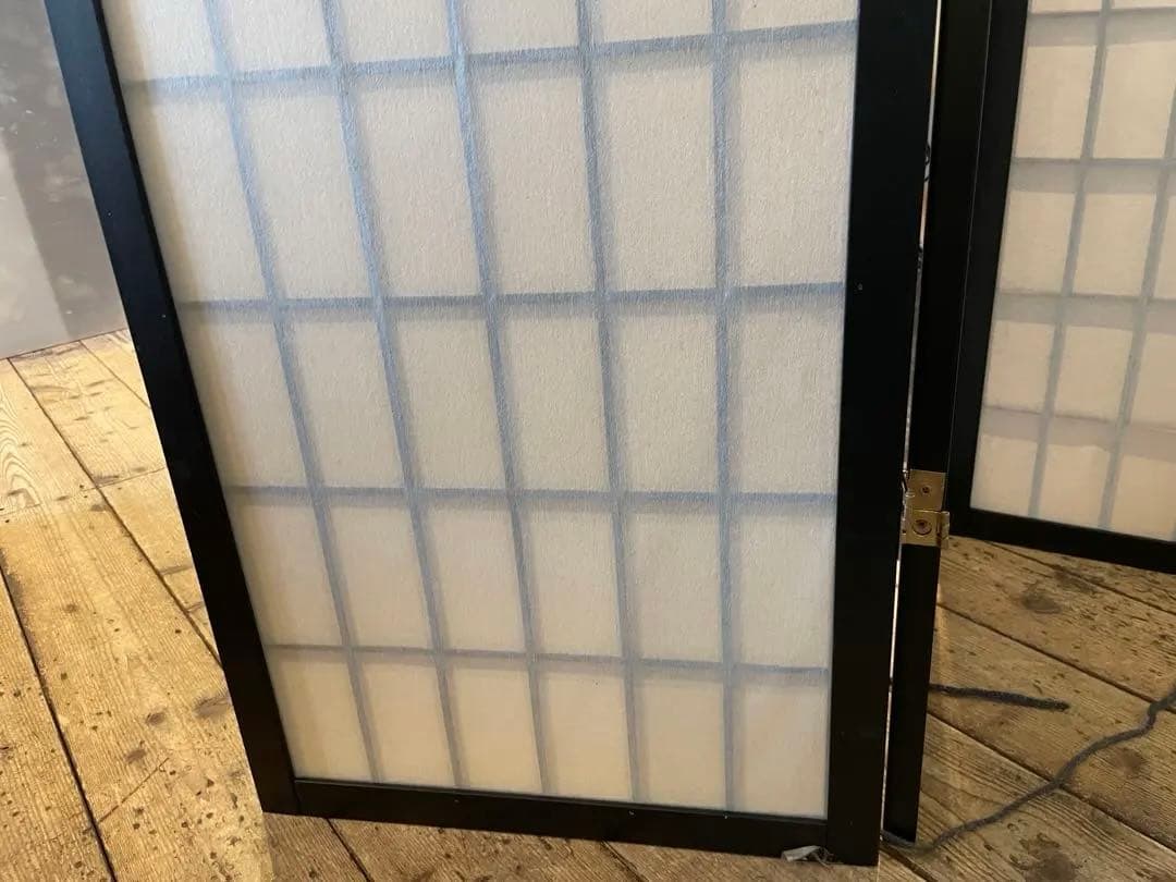 パーテーション　二つセット　衝立　障子　和風　間仕切り　インテリア　家具