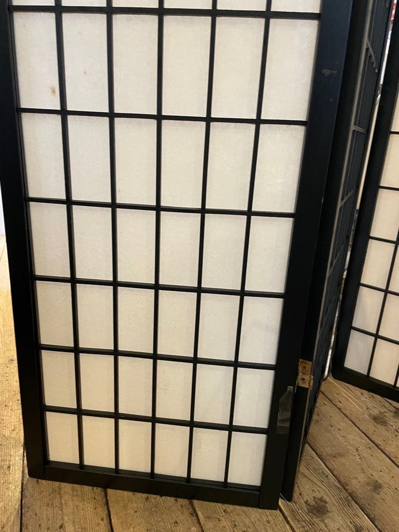 パーテーション　二つセット　衝立　障子　和風　間仕切り　インテリア　家具
