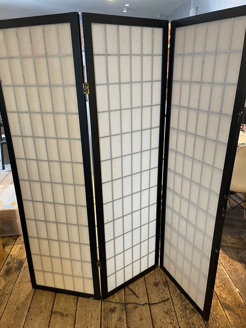 パーテーション　二つセット　衝立　障子　和風　間仕切り　インテリア　家具