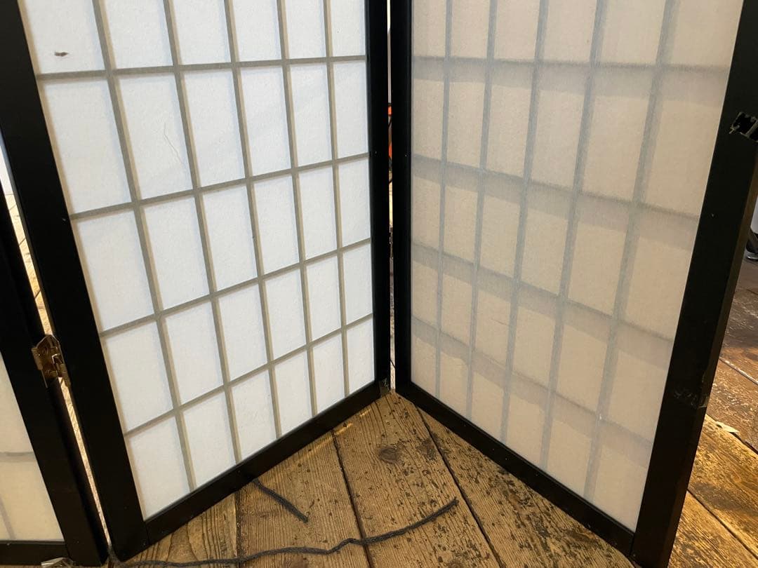 パーテーション　二つセット　衝立　障子　和風　間仕切り　インテリア　家具