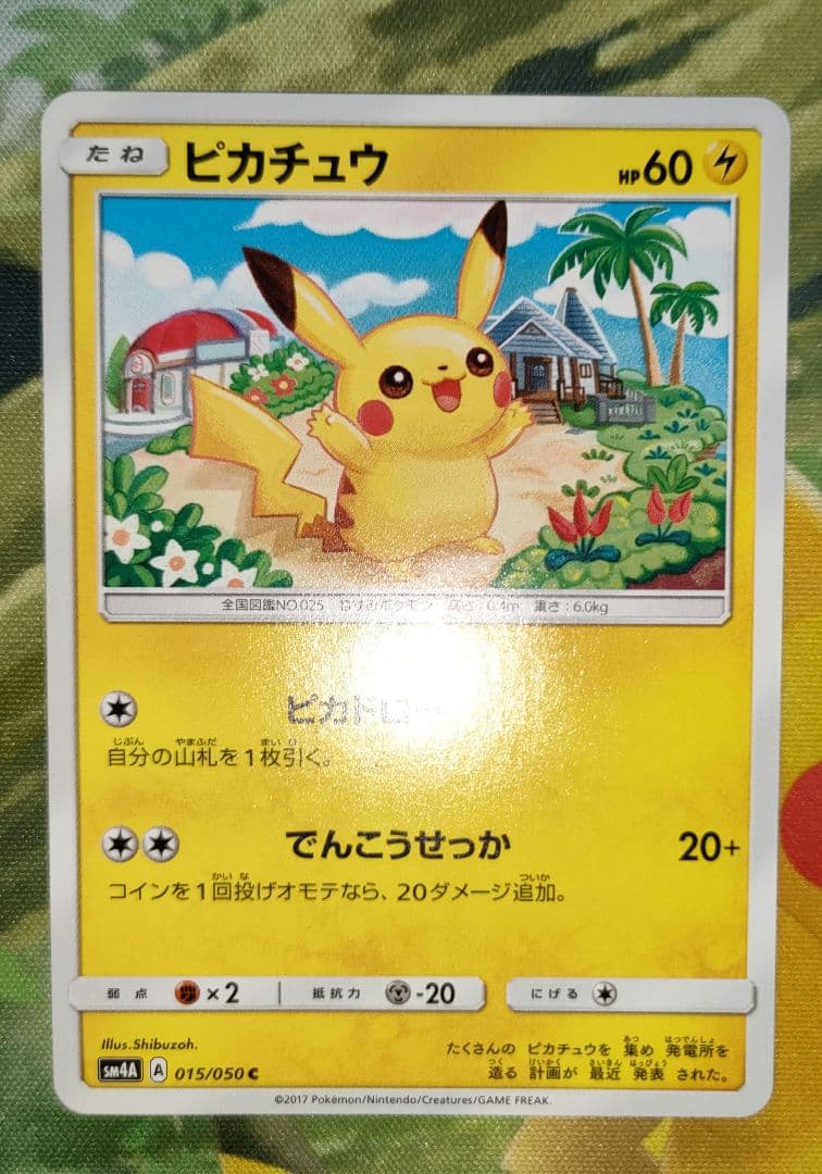 ピカチュウ　015/050C　超次元の暴獣
