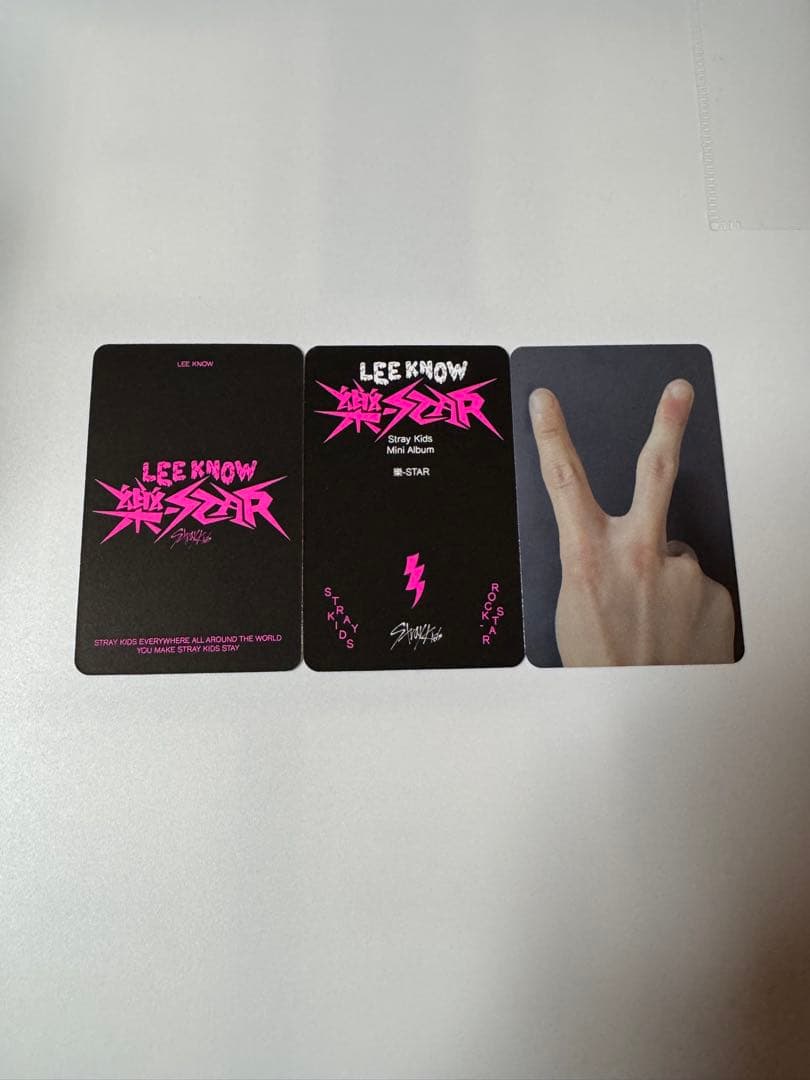 straykids リノ leeknow 樂 トレカ 3枚セット - メルカリ