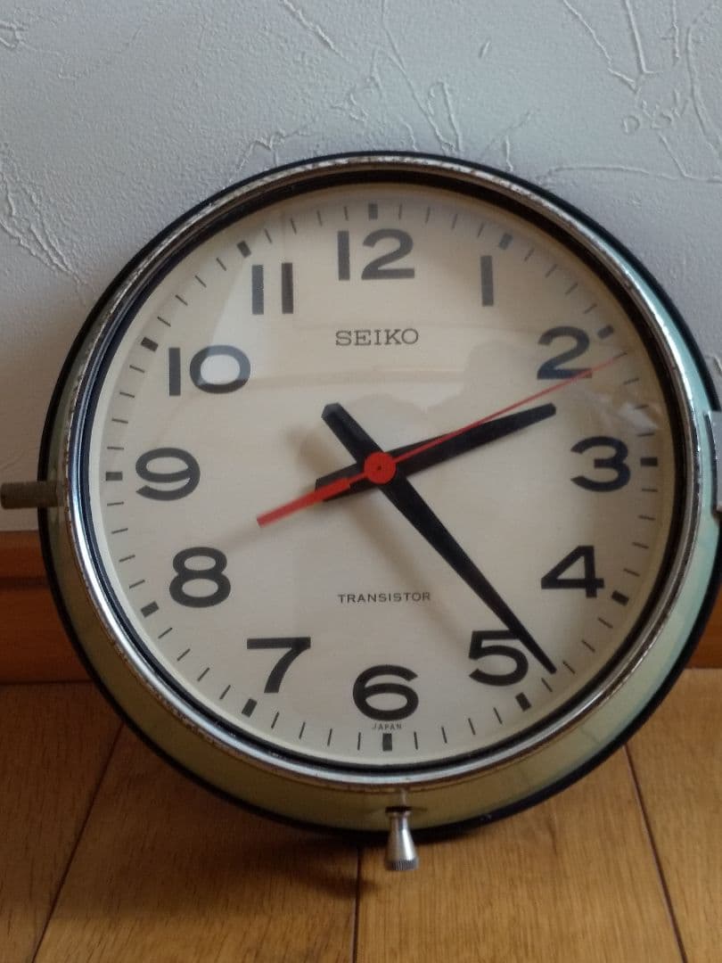 【昭和レトロ】SEIKOバス時計　船舶時計　TRANSISTOR TF531