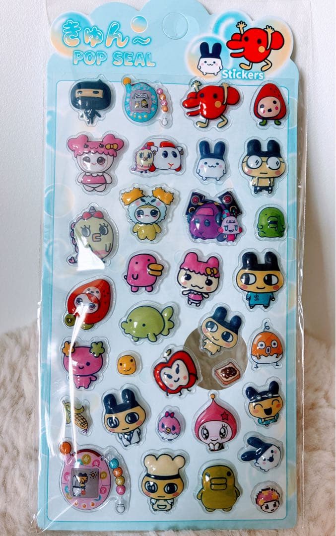 たまごっち パワパフ モンチッチ ボンボンドロップシール 3枚セット