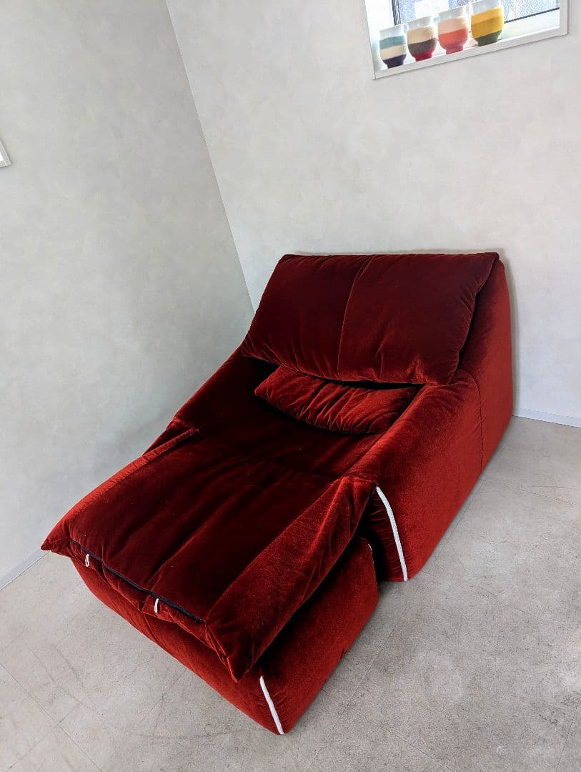 稀少モデル【ligne roset】リーン ロゼ プリューミー 1Pソファ＆パフ