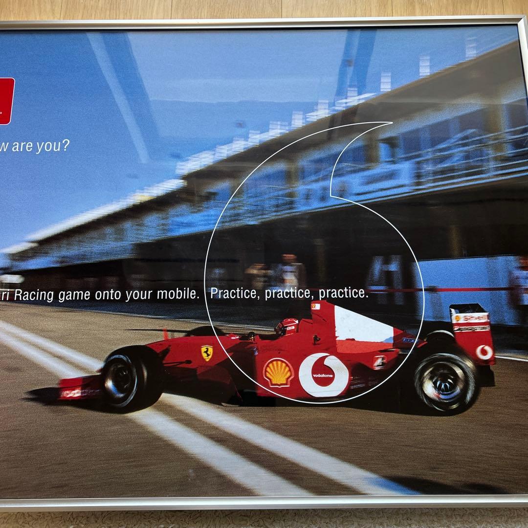 Vodafone Ferrari Racing 広告ポスター大判非売品3枚セット