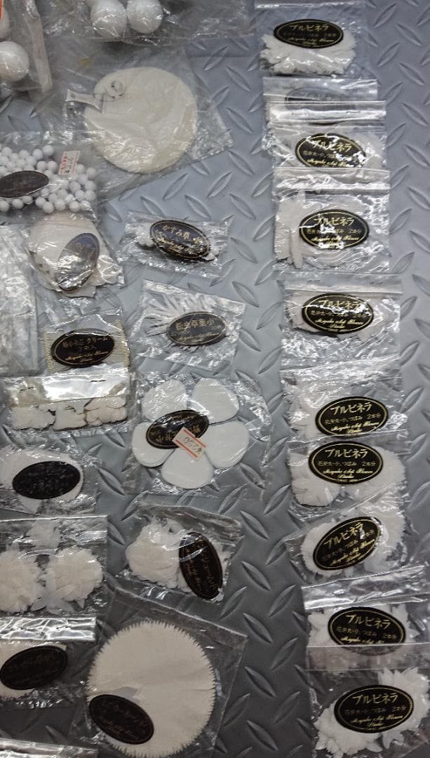 4９点まとめてアートフラワー用抜き弁　花弁深雪アート　ペップ・造花パーツ各種③