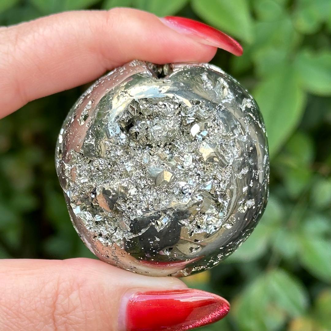 パイライト 黄鉄鉱 邪気祓い 丸玉 スフィア MY483