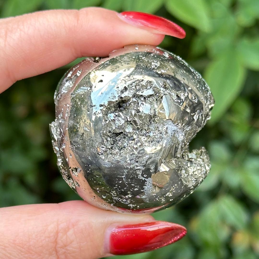 パイライト 黄鉄鉱 邪気祓い 丸玉 スフィア MY483