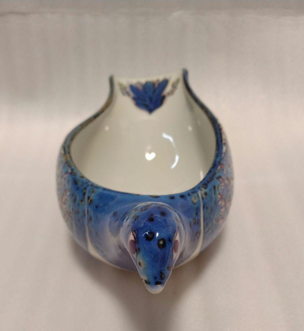 ロイヤルコペンハーゲン 孔雀 鳥 陶器 ボウル 小物入れ お菓子入れ