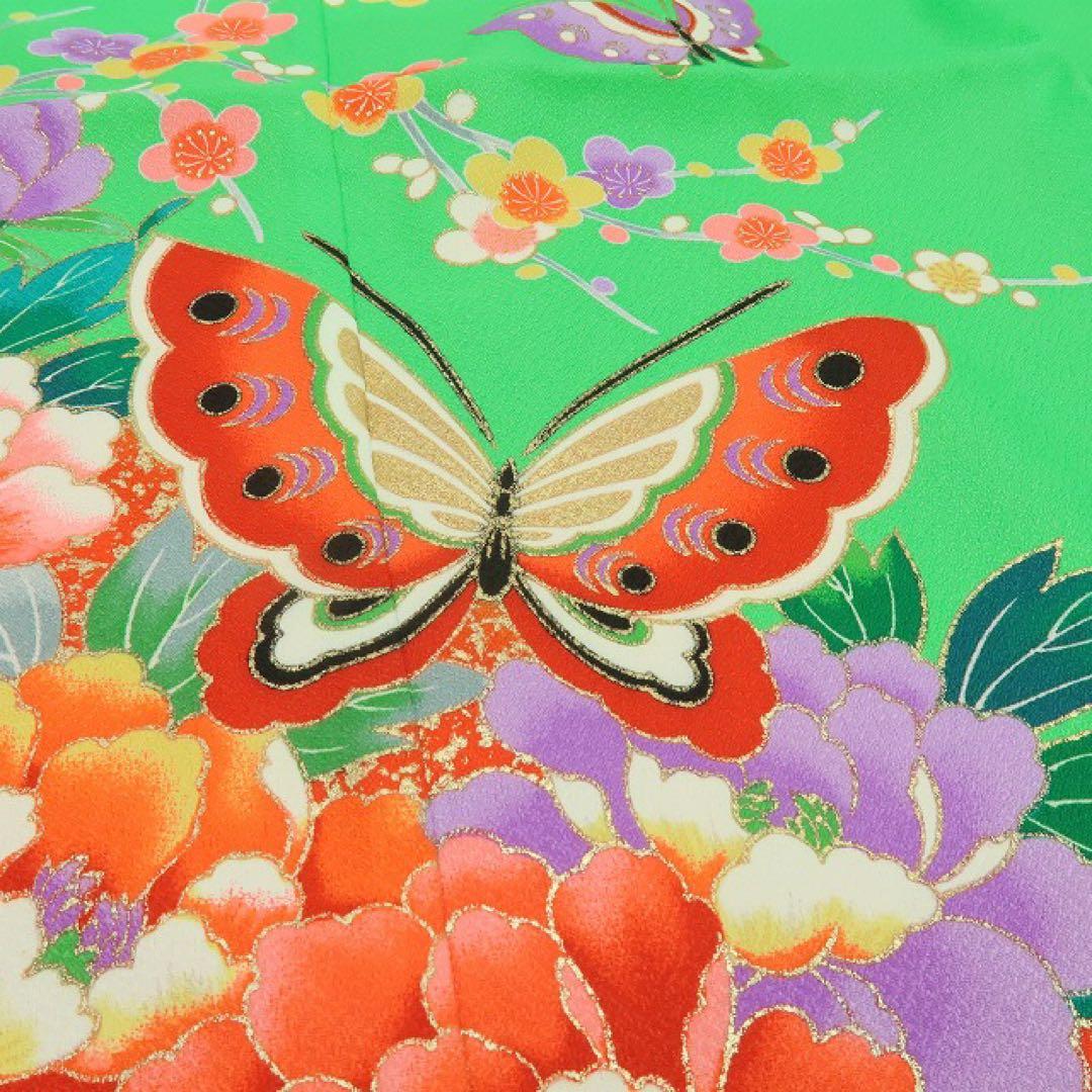 新品 七五三 ７歳 女児 四つ身着物・襦袢 ２点セット B4