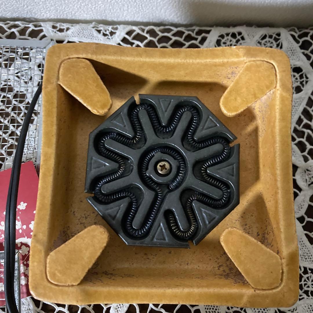 未使用　野々田商店　卓上　江戸火鉢　ミニコンロ　（焼き網2枚付き）