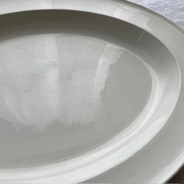 希少！美品◇クレイユ単刻印オーバルプレート大皿モントローオクトゴ