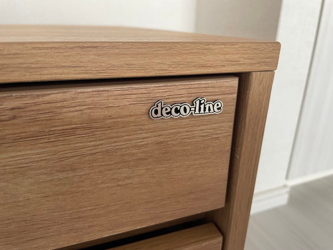 ナチュラルウッド ドレッサー・鏡台 引き出し付き