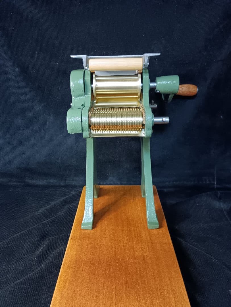 衛生的小野式製麺機 １型両刃 レストア済み 1.3mm 2.2mm 板は新規作成
