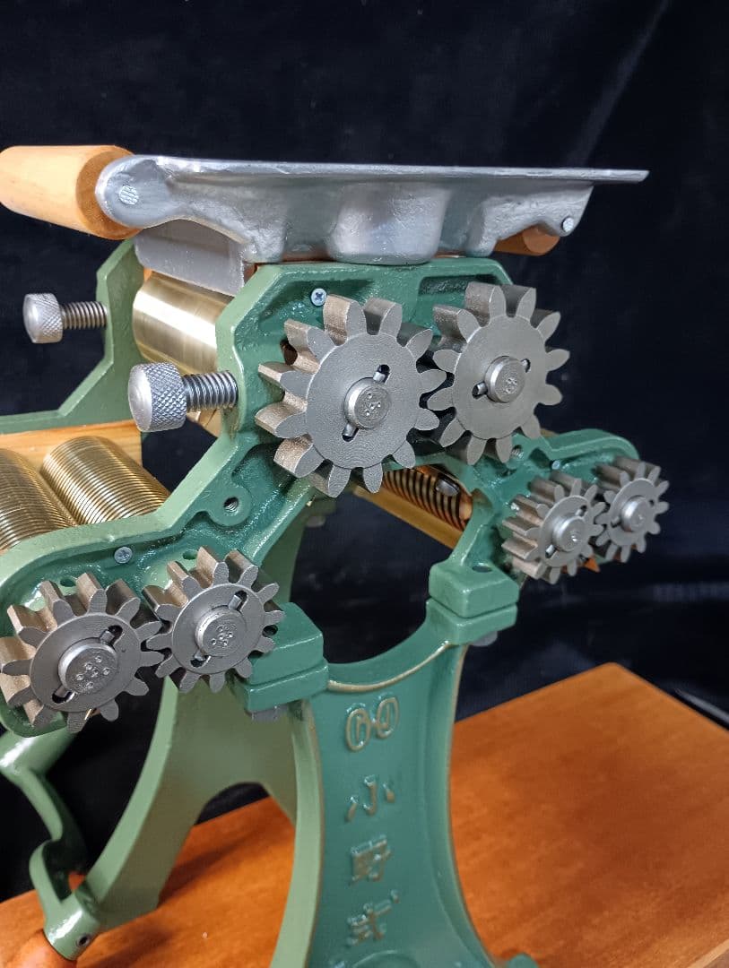 衛生的小野式製麺機 １型両刃 レストア済み 1.3mm 2.2mm 板は新規作成