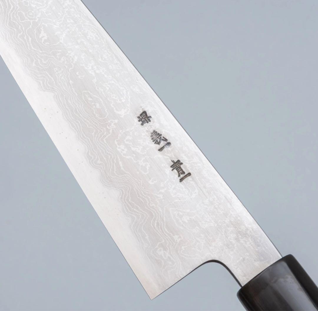 田中義一　ダマスカス　青一鋼　牛刀　240mm