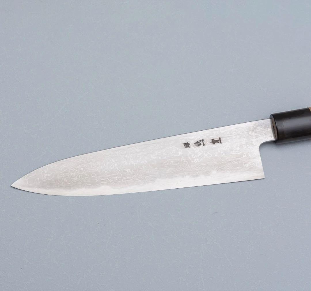 田中義一　ダマスカス　青一鋼　牛刀　240mm