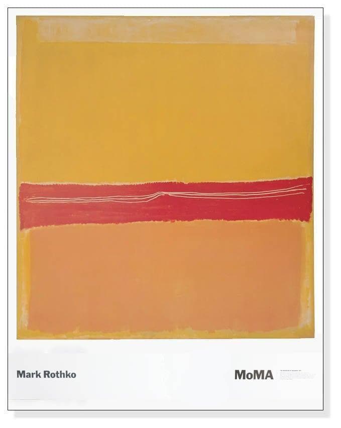 額装済/Number 5(Number 22)（マーク ロスコ）/アートポスター