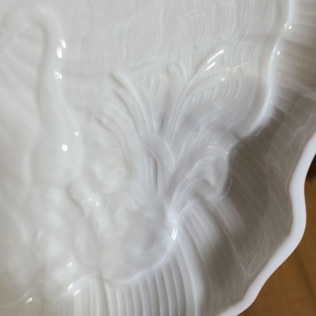 【値下げ中】マイセン　スワンホワイト　プラター　MEISSEN