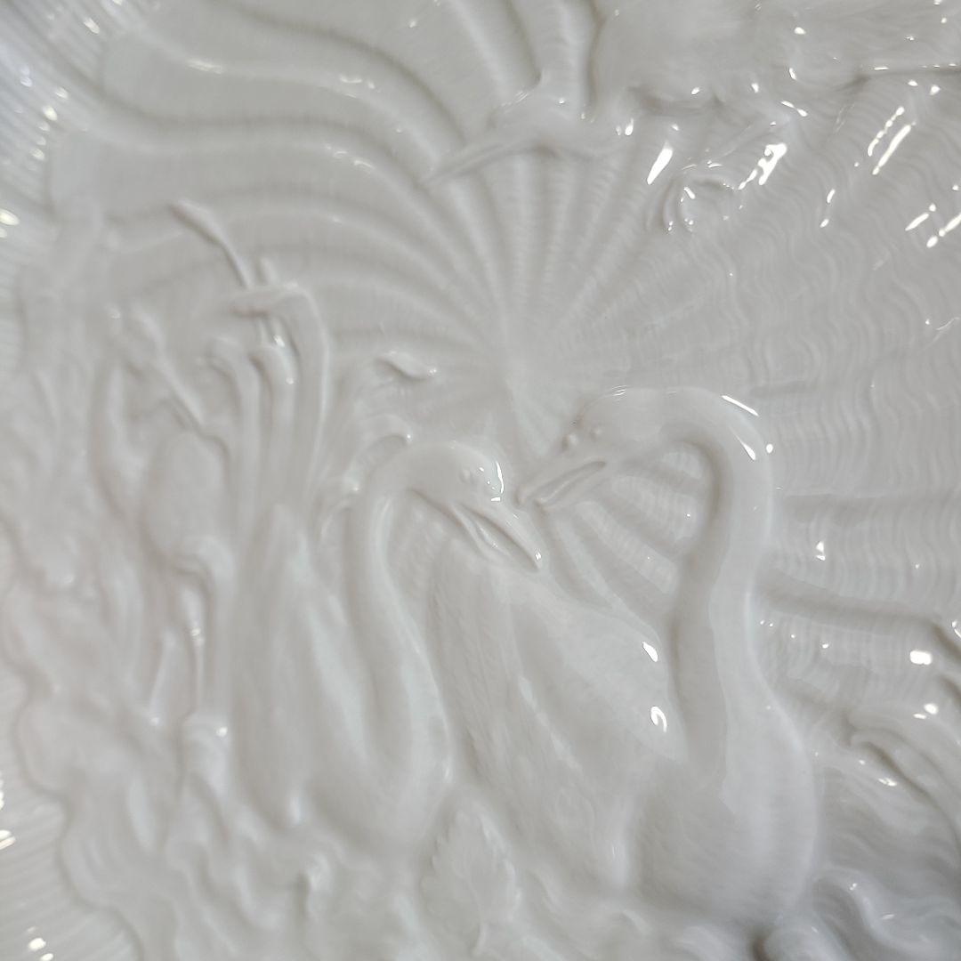 【値下げ中】マイセン　スワンホワイト　プラター　MEISSEN