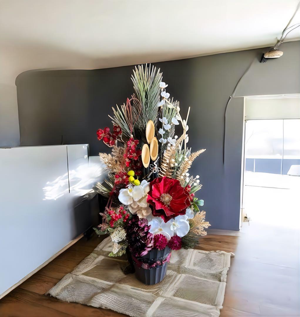 光触媒 人工観葉植物 ウォールグリーン フェイクグリーン 正月 門松