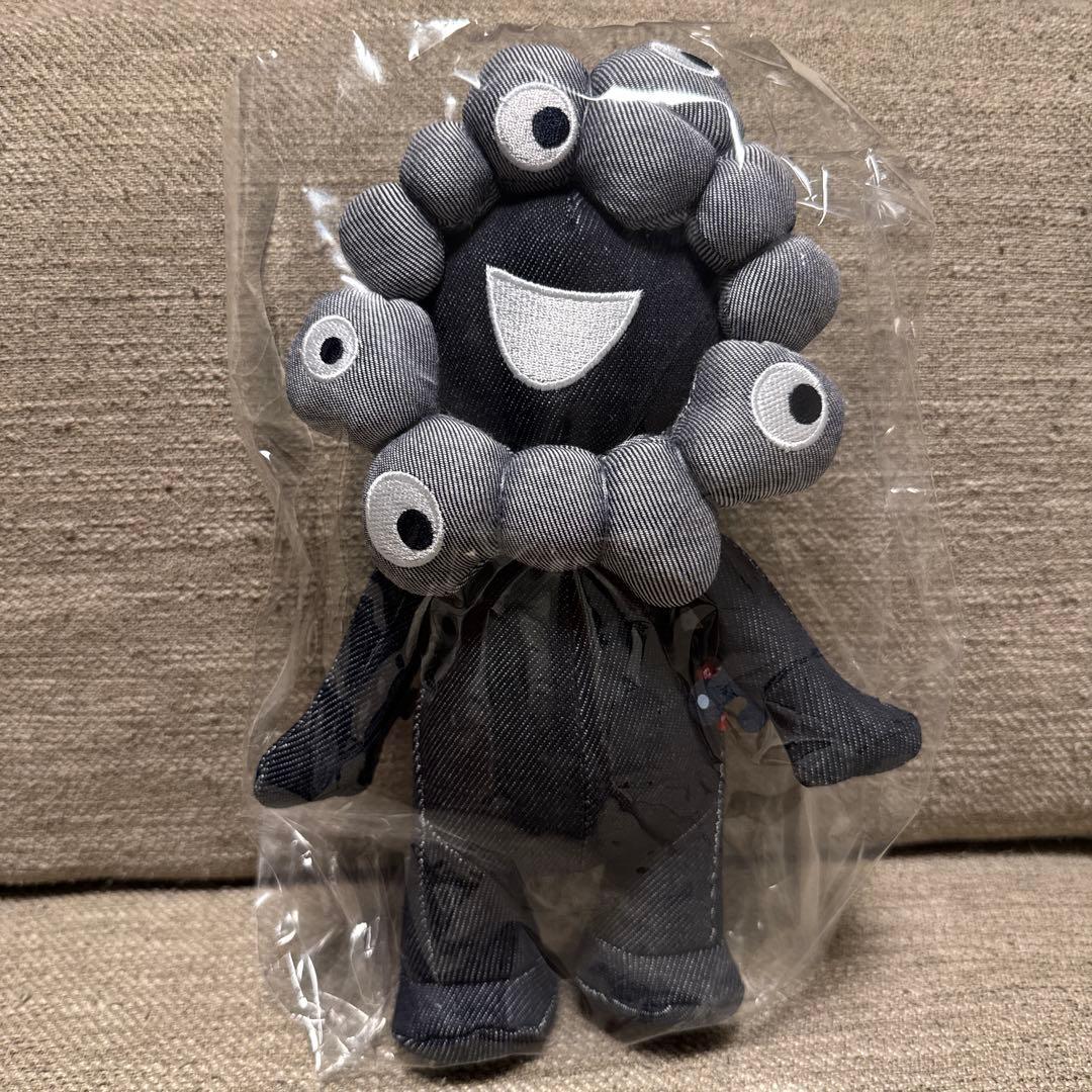 大阪万博 ミャクミャク EDWIN エドウィン ぬいぐるみ 新品未開封 黒