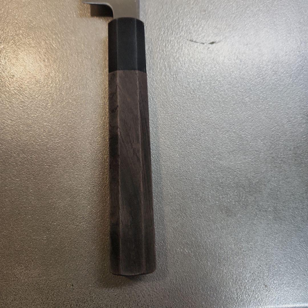 最終値下げ　梵静刃物V金10号　先丸包丁　柳刃　9寸　黒檀八画柄