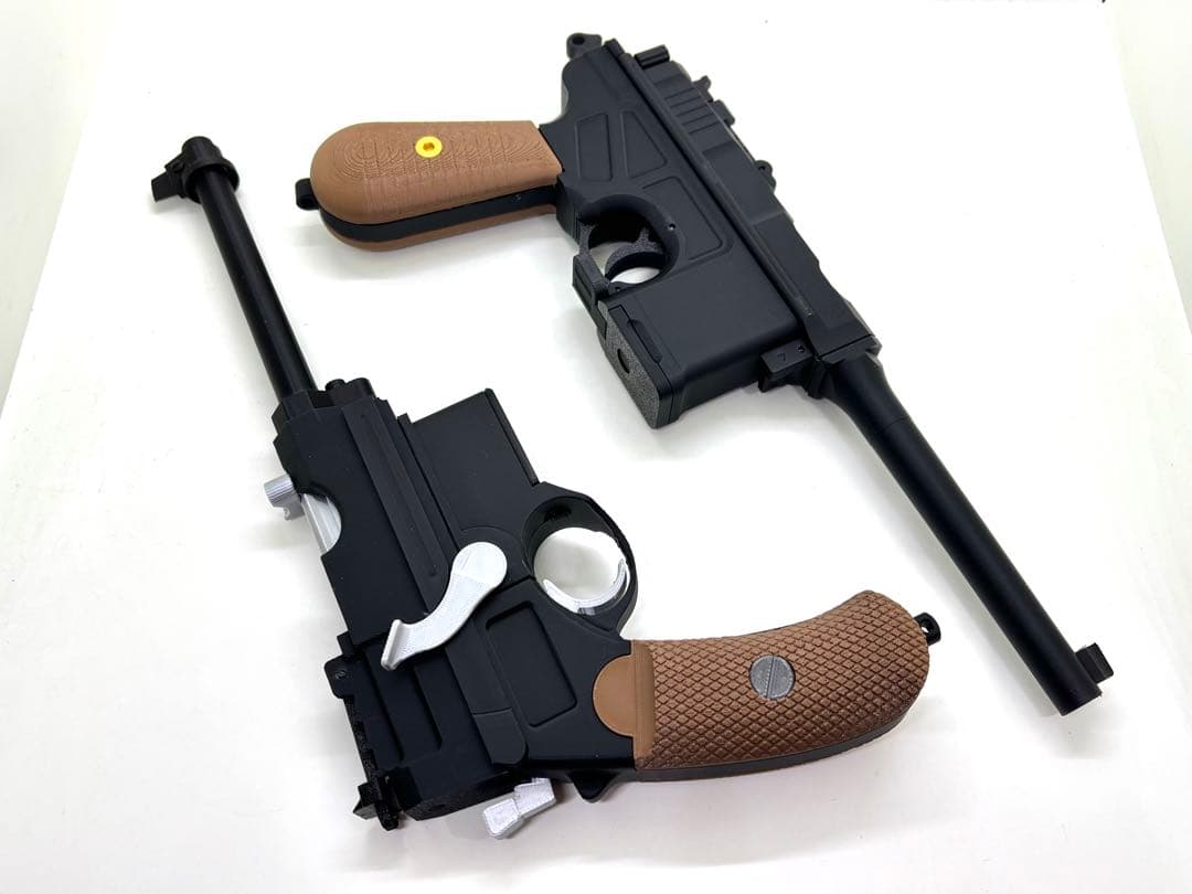 モーゼルC96、マンリッヒャーM1896レプリカモデル セット (機能、金属