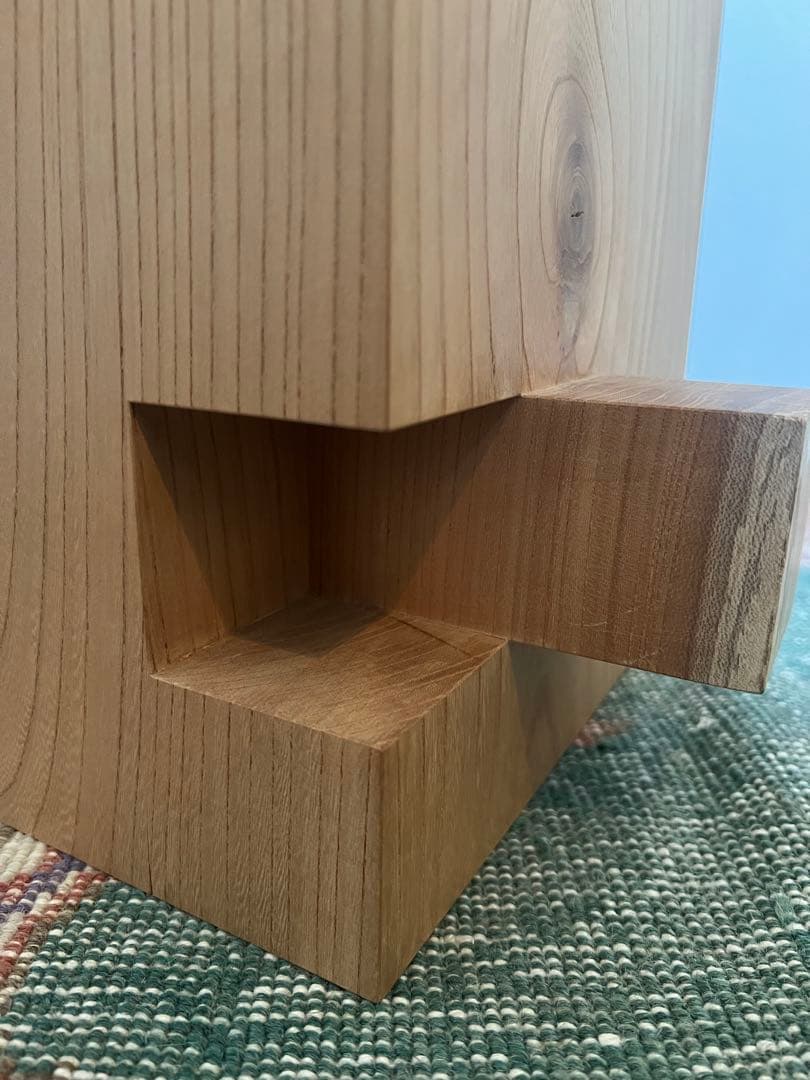 北田浩次郎　彫刻　作品　スツール　一点物