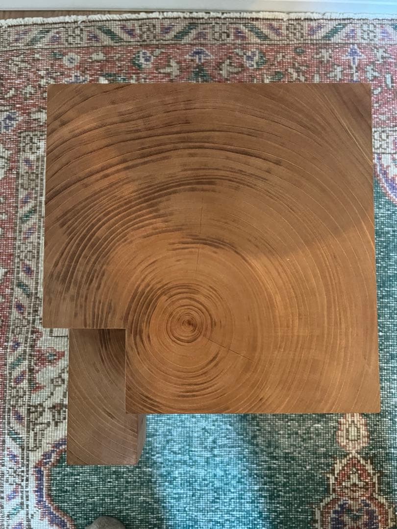 北田浩次郎　彫刻　作品　スツール　一点物