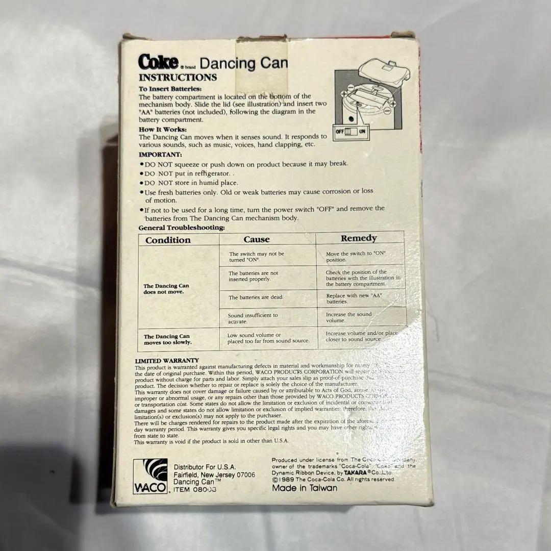 80s 当時物 ダンシング コカコーラ缶 COCA COLA おもちゃ - メルカリ