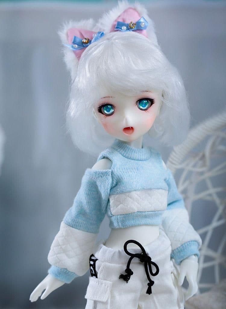 D117 BJD 1/6 ドール本体 Moe球体関節人形 ハンドメイド