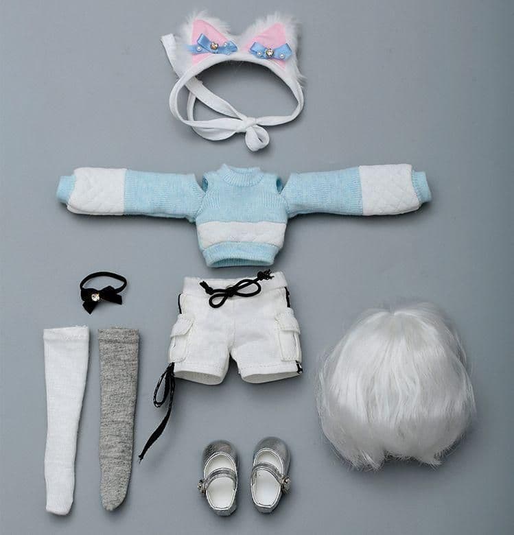 D117 BJD 1/6 ドール本体 Moe球体関節人形 ハンドメイド