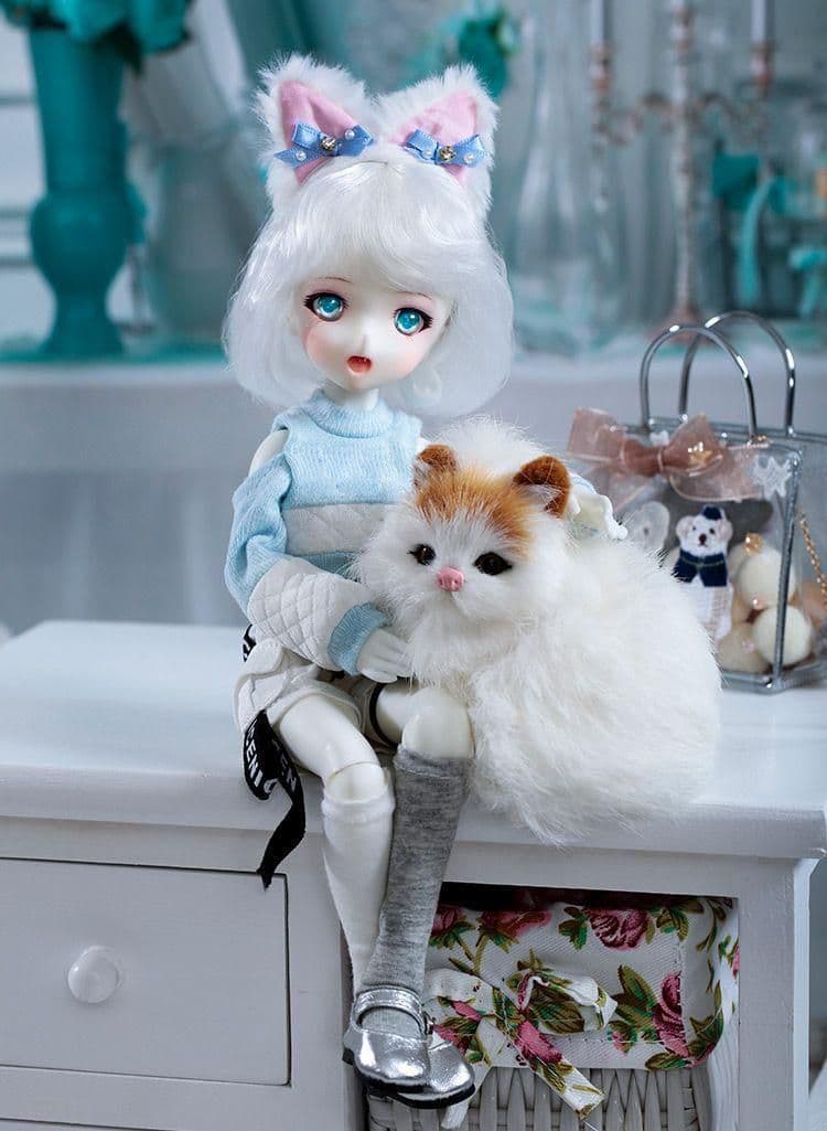 D117 BJD 1/6 ドール本体 Moe球体関節人形 ハンドメイド