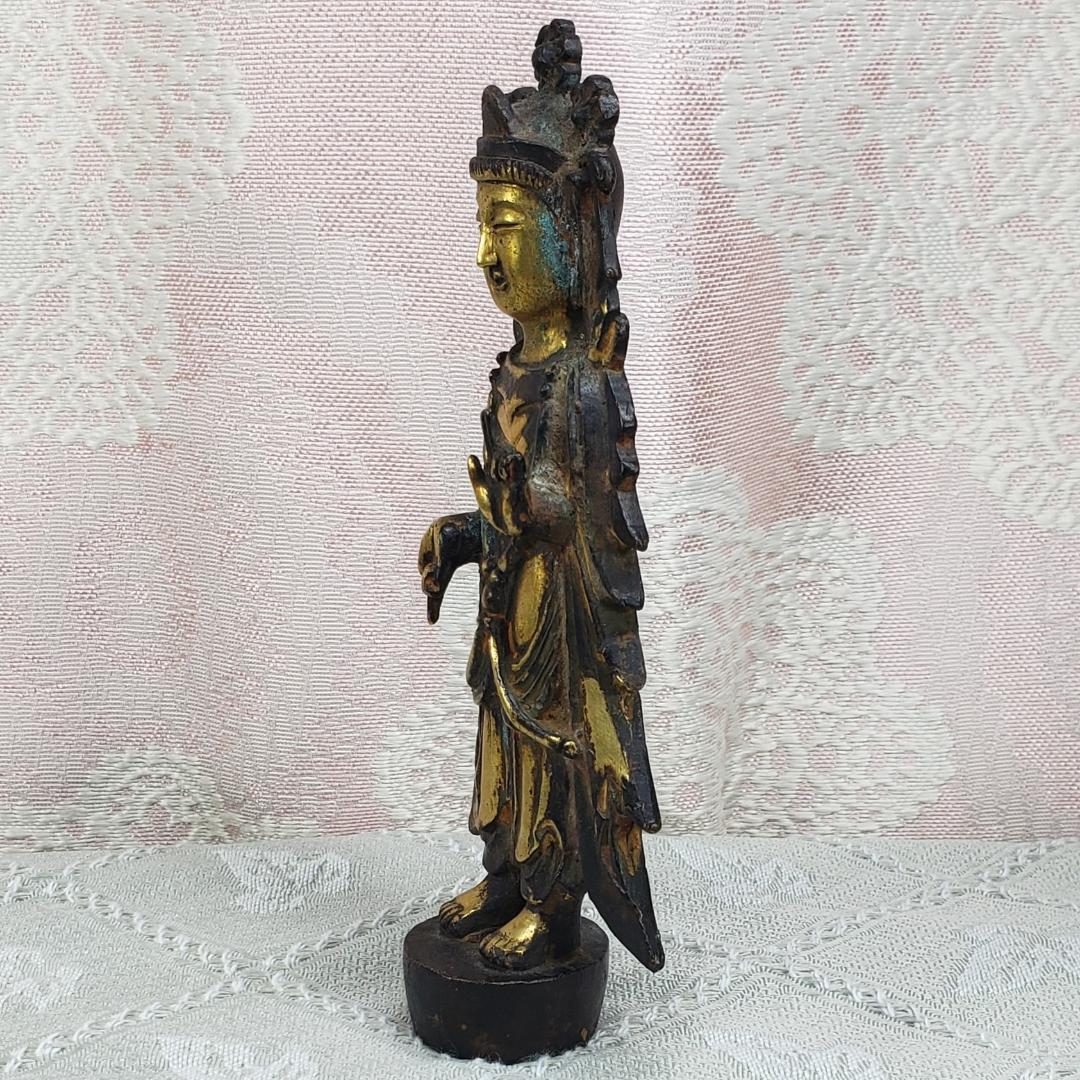 ◇『百済仏 金銅菩薩立像 渡来仏』仏像◇検）新羅仏 天平仏 飛鳥仏