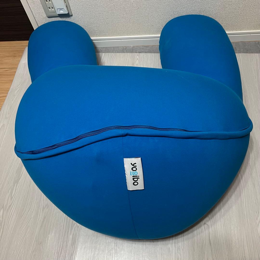 【良品】Yogibo サポート ブルー support U字型