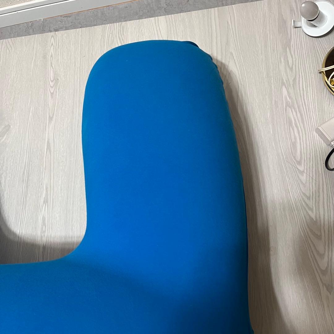 【良品】Yogibo サポート ブルー support U字型