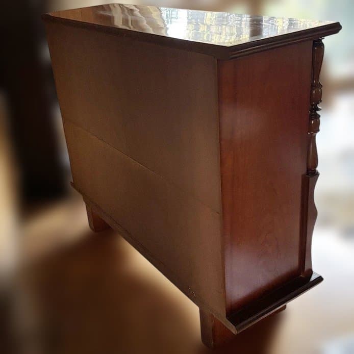 サイドボード　飾り棚　食器棚　木製　茶色　ブラウン　昭和レトロ　レトロ