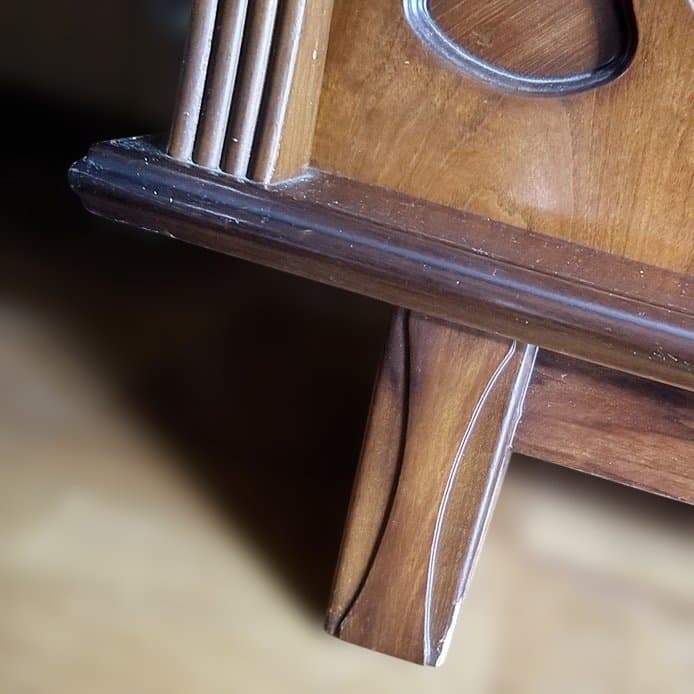 サイドボード　飾り棚　食器棚　木製　茶色　ブラウン　昭和レトロ　レトロ