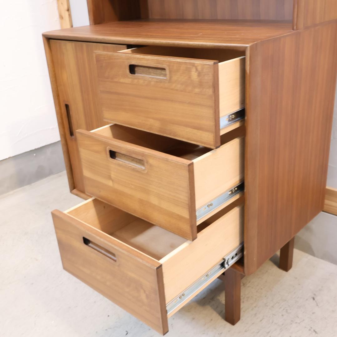 IDC OTSUKA 大塚家具 フィル ウォールナット オープンシェルフ 収納