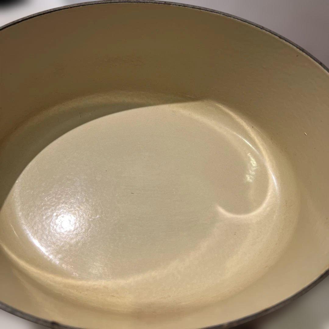 Le Creuset 　ル·クルーゼ オレンジ 両手鍋 楕円形　27cm