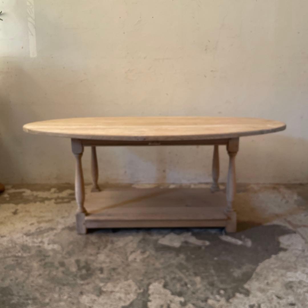 ドロップリーフサイドテーブル　ドロップリーフコーヒーテーブル　テレビ台　剥離